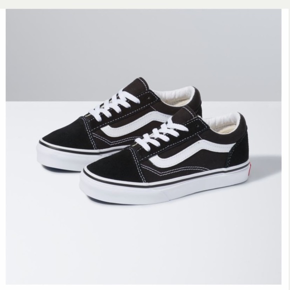 black vans size 2
